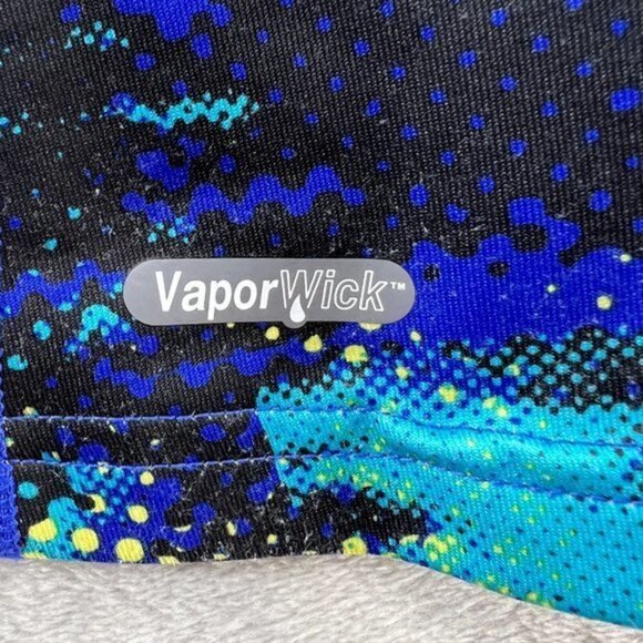 North Face Top Womens Small Vapor Wick‎ Racerback Blue Top Built In Shelf Bra - Picture 6 of 12